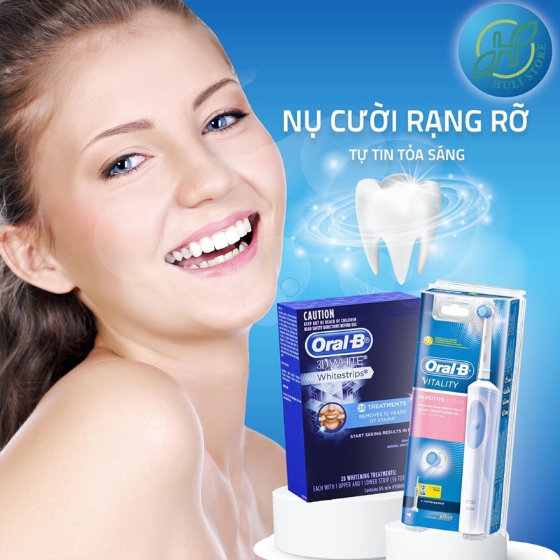 Bàn chải điện Oral-B Vitality Precision Clean / Floss Action / Cross Action / Sensitive / Gum Care / Pro White / Kids