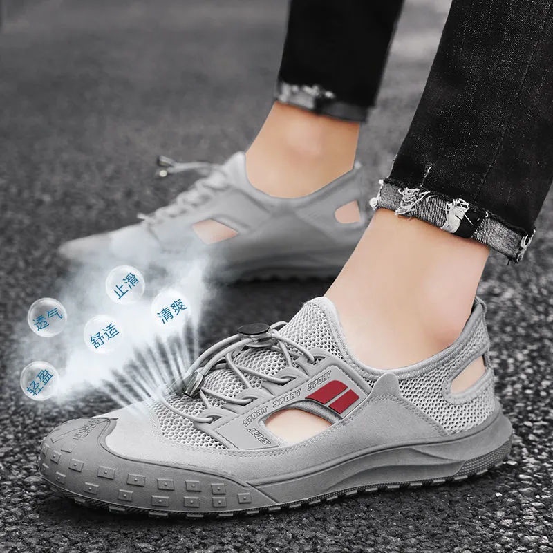 Adidas Xăng đan Thể Thao Thoáng Khí Thời Trang Mùa Hè Cho Nam
