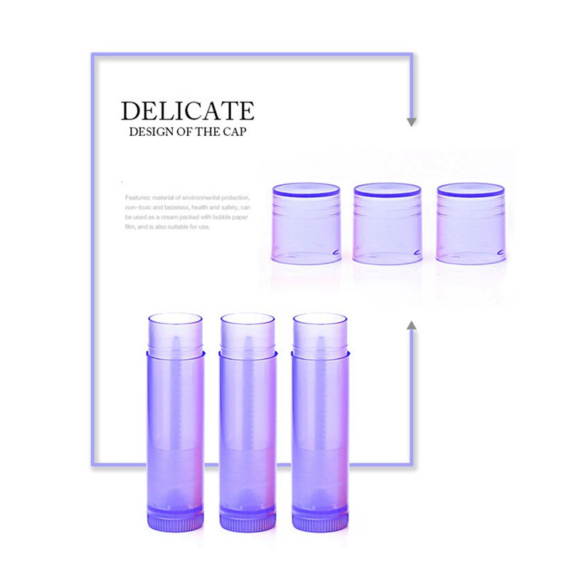 (Hàng Mới Về) Set 10 Ống Rỗng Đựng Son Môi Bằng Acrylic Trong Suốt Kèm 1 Khay Đựng Tiện Dụng