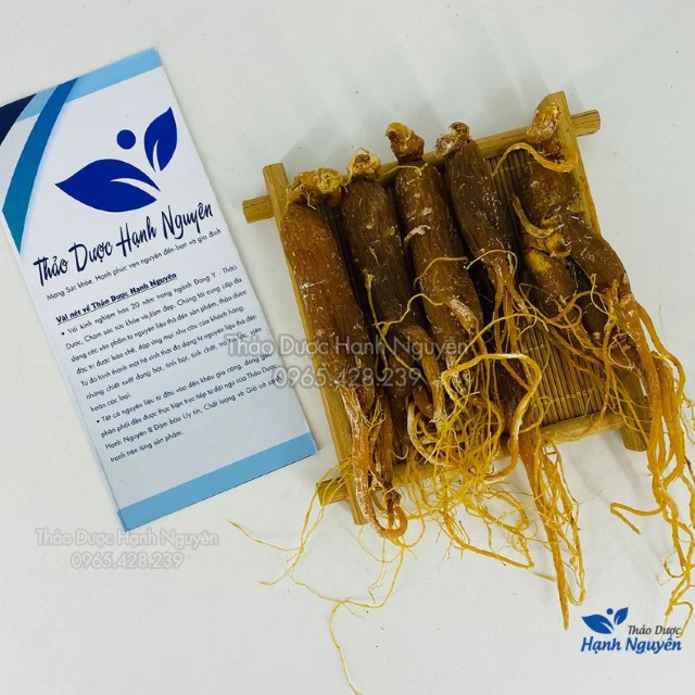 Nhị Hồng Sâm (Nhân Sâm, Sâm Râu) 500g - Có hút chân không (Nguyên chất không tẩm mật ong)