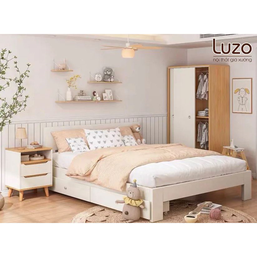 Tủ / Tab/ Kệ đầu giường gỗ MDF nhập khẩu TAB2 Luzo | BigBuy360 - bigbuy360.vn