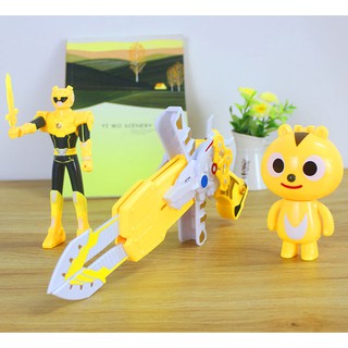 Chiến Binh Cảnh Sát Mini Kèm Vũ Khí