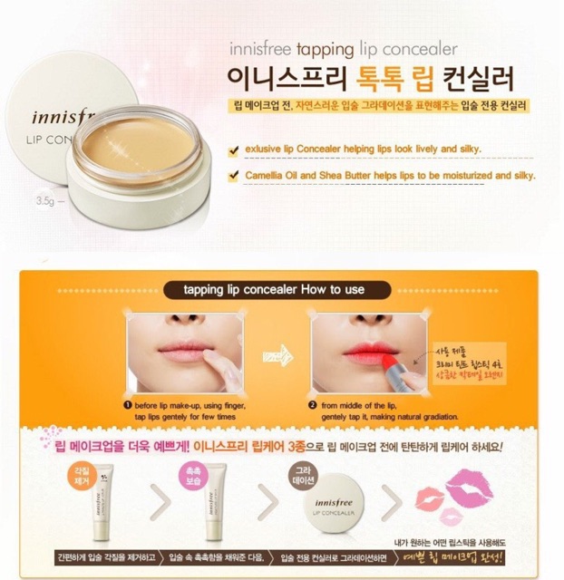 Che khuyết điểm môi Innisfree Tapping Lip Concealer