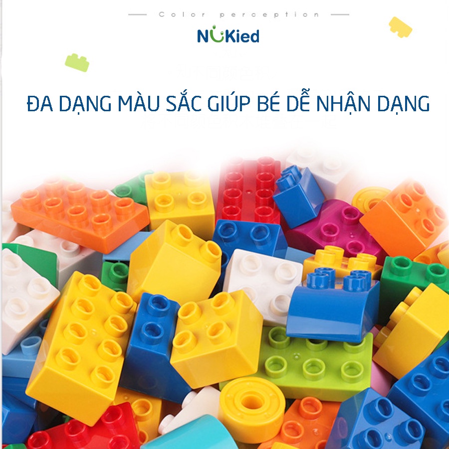 Bộ Lắp Ráp Lego Duplo Ghép Mô Hình Xe Chuyên Dụng Robot – Đồ Chơi Thông Minh Cho Bé – Nhựa ABS - Nukied