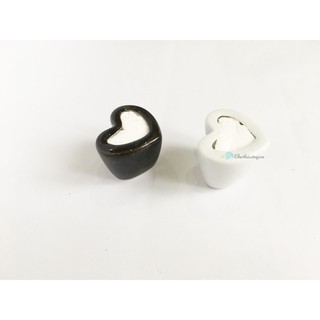 Chậu sứ mini trồng sen đá, làm handmade, hoa pha lê, hoa đất sét (KT 3cm)