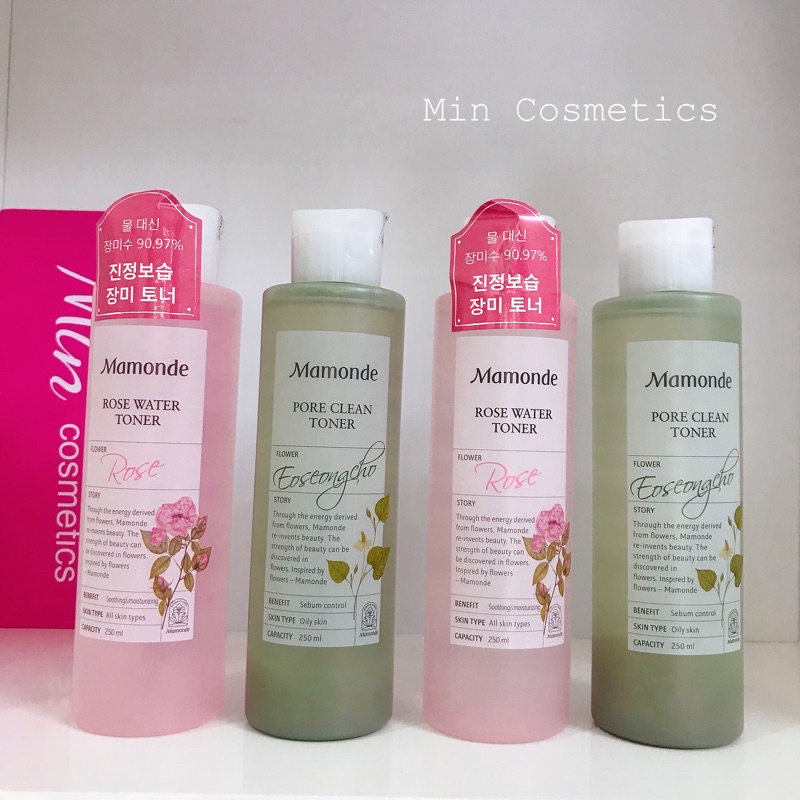 (sẵn-auth) Nước Hoa Hồng Mamonde mẫu mới