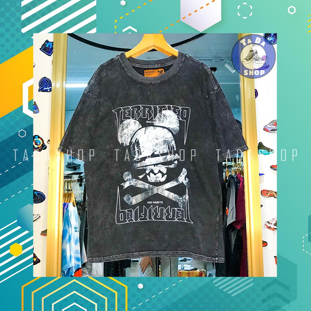 Áo Phông  oversize Nam Nữ BAD HABIT ảnh thật