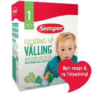Sữa ngũ cốc Valling Semper từ Thuỵ Điển