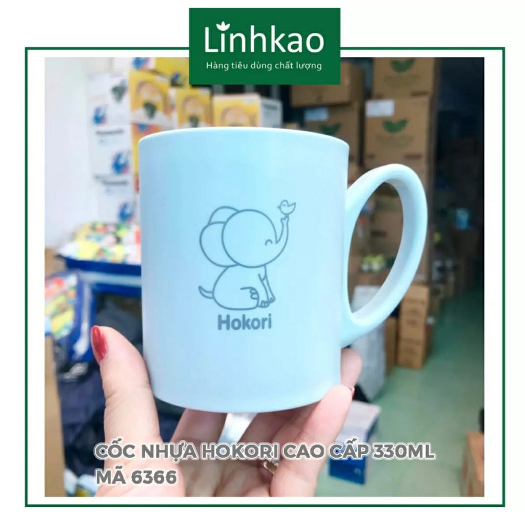 2 CỐC NHỰA HOKORI VIỆT NHẬT CAO CẤP 330ML