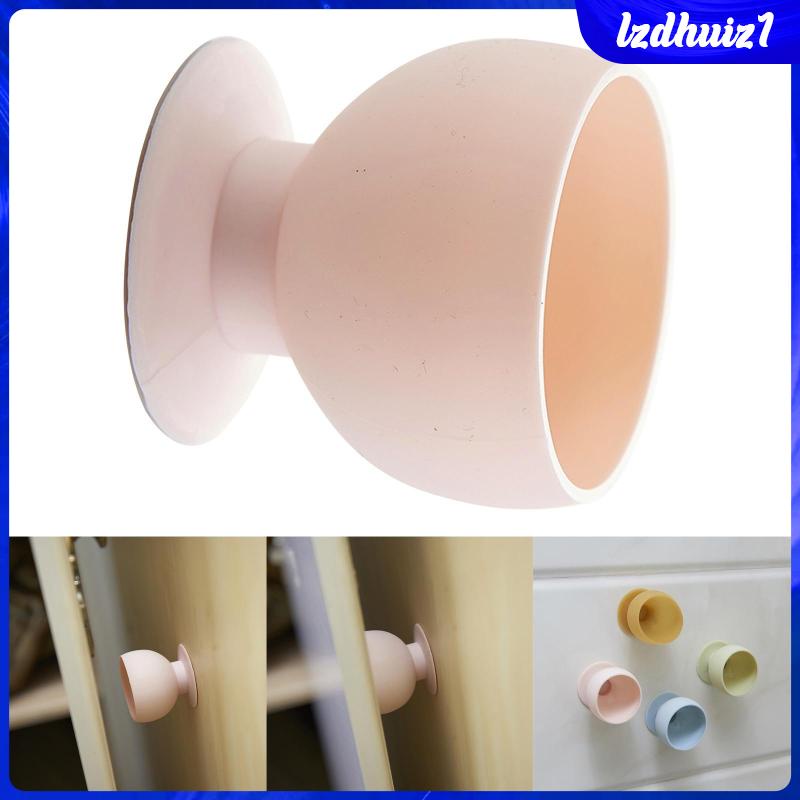 Dụng Cụ Chặn Cửa Bằng Silicone Gắn Tường An Toàn Tiện Lợi