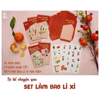 Set làm bao lì xì ngày Tết