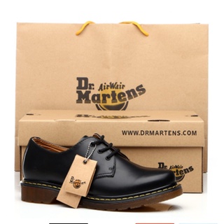 Giày martin Dr. Martens Air Wair 1461 bằng da thật sành điệu cá tính cho cặp đôi