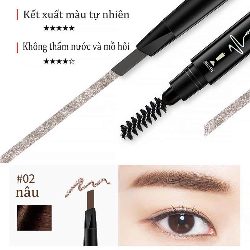 Bộ trang điểm mắt 5 mó-nKhông thấm nước lâu dài chống- URBLML-T4+JMJ0001