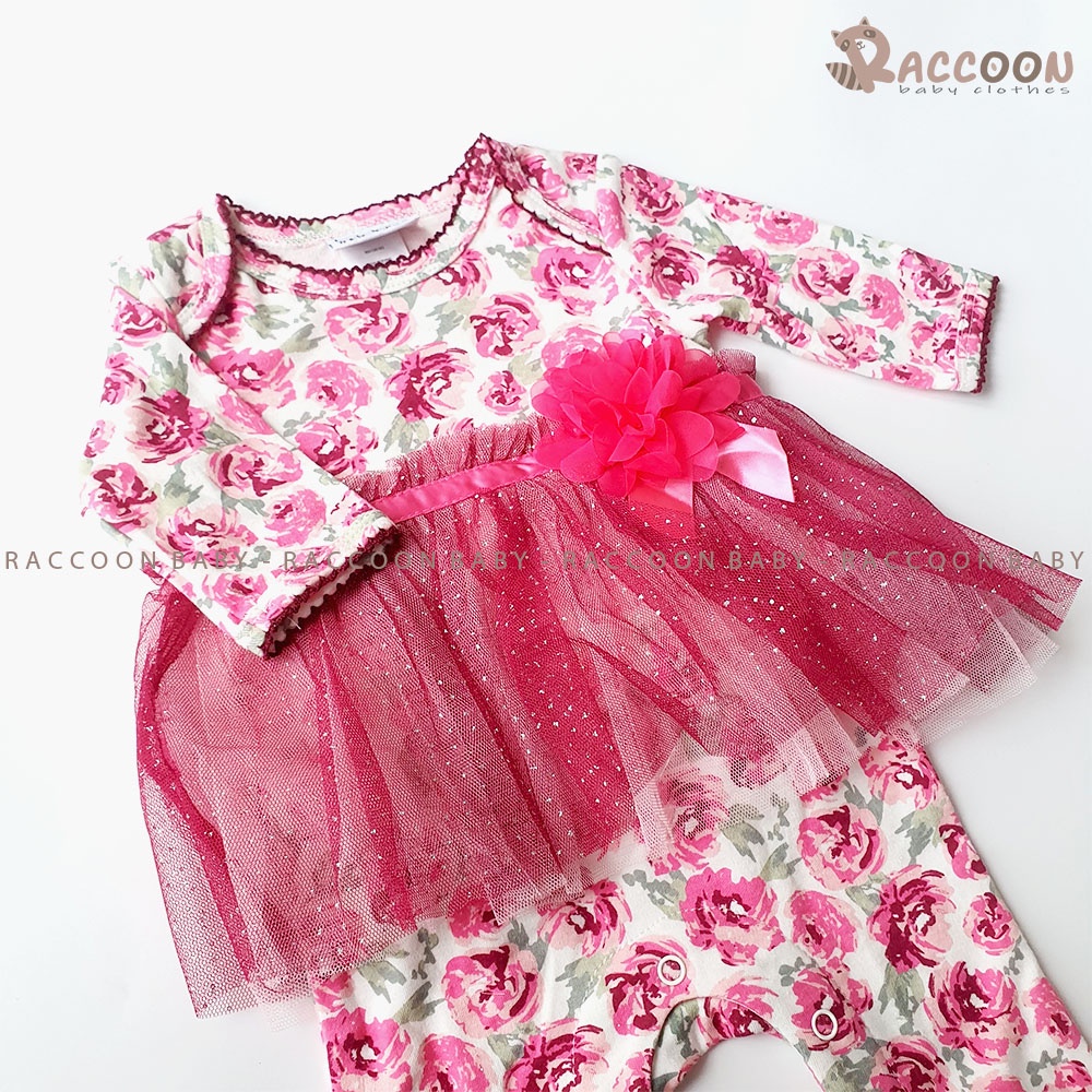 Bộ đồ liền thân dạng váy xuất Pháp điệu đà body dress cho bé gái Hicole Hiller