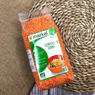 Đậu lăng đỏ hữu cơ Markal 500g