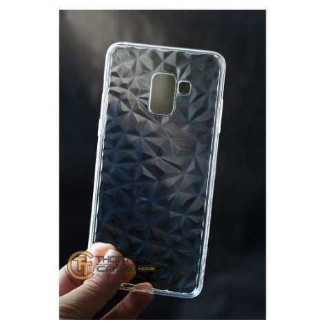 Ốp lưng silicon dẻo Samsung A8 2018/ A530 vân kim cương 3d dày dặn, chắc chắn, lên máy siêu đẹp