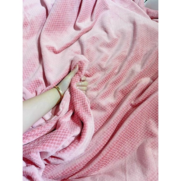 Chăn nỉ tuyết lônh thỏ mềm mại ấm áp,mền nỉ tuyết lông thỏ mướt mịn kt 2mx2m3