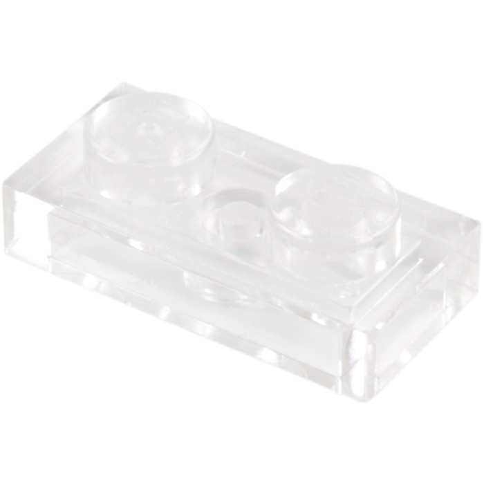 LEGO Miếng Đế 1x2 Trắng Trong Suốt ID 6240204 28653