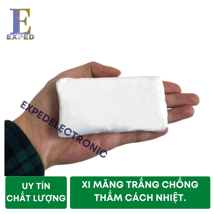 [FreeShip] Xi măng trắng chống thấm cách nhiệt bùn đất sét keo trám tường nhà lỗ điều hoà đường ống nước