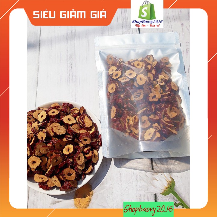 [LẺ NHƯ SỈ] 500G Táo đỏ thái lát sấy khô DÙNG TRONG TRÀ THẢO MỘC, LÀM GÀ TẦN, NẤU LẨU