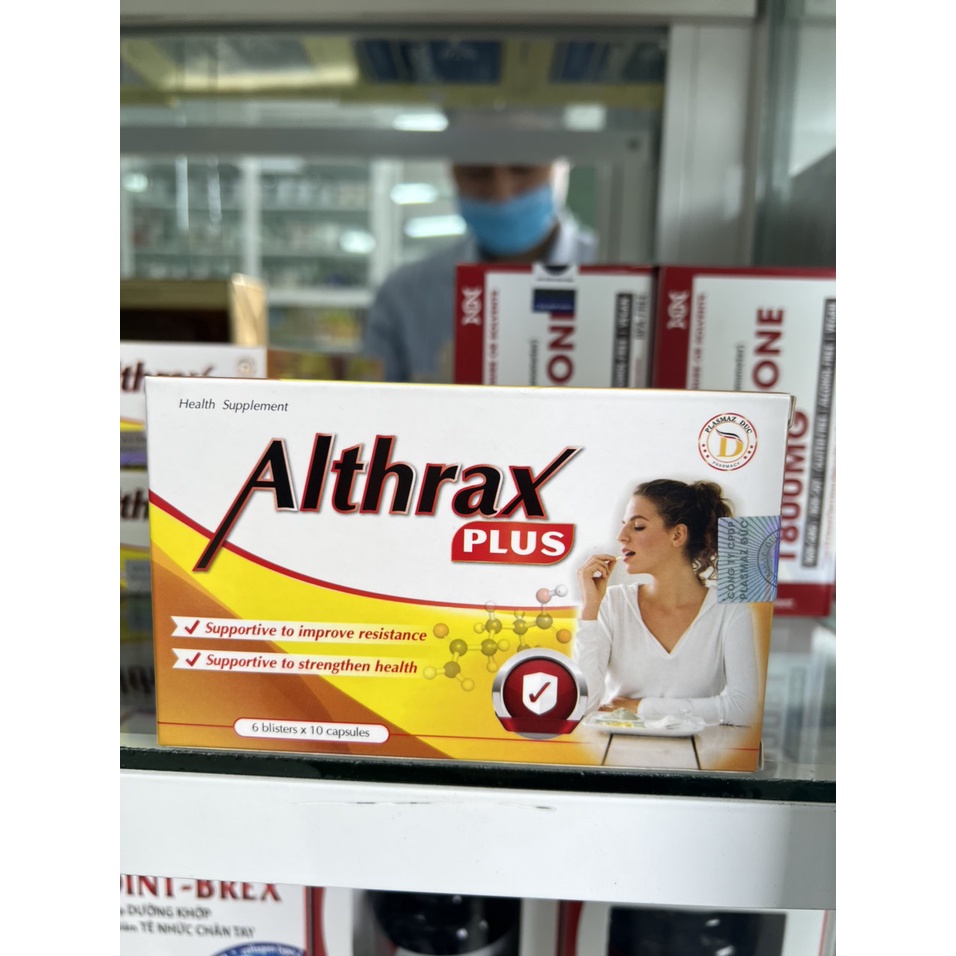 Viên Uống Althrax Plus Nâng Cao Sức Đề Kháng, Tăng Cường Sức Khỏe