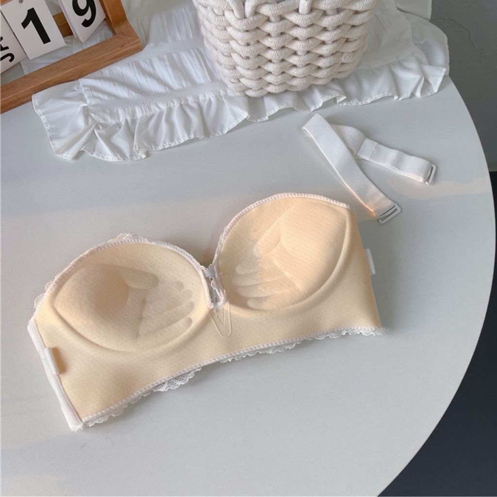 Áo ngực nữ ren không gọng đệm mút bàn tây nâng ngực, áo lót không dây mặc cúp ngực sexy quyến rũ DOPICO A930