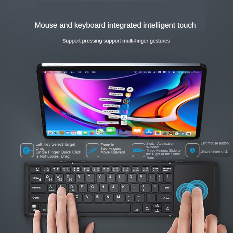 Bộ Bàn Phím Và Chuột bluetooth Không Dây Cho Notebook, Máy Tính, Điện Thoại, Máy Tính Bảng hb318