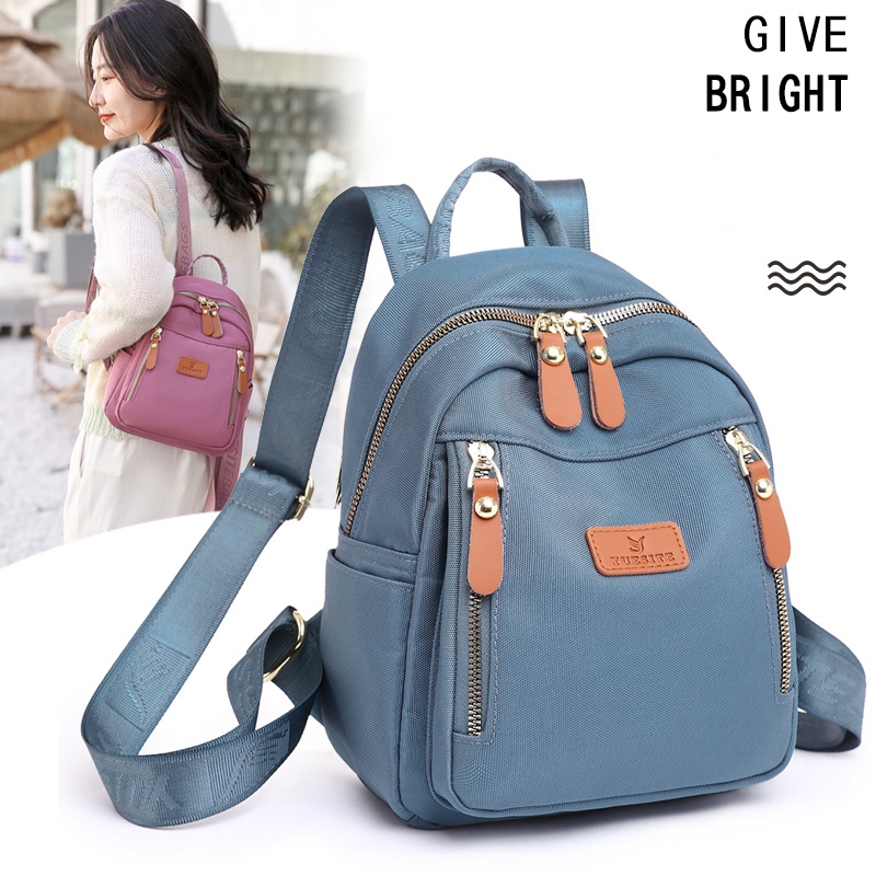 Balo Vải Oxford Mini Siêu Nhẹ Chống Thấm Nước Thời Trang Cho Nữ