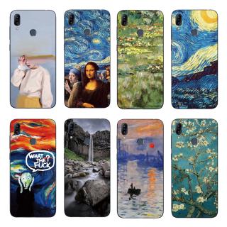 Ốp lưng TPU hoạ tiết Van Gogh dành cho điện thoại Asus Zenfone Max Pro M2 ZB631KL / ZB633KL