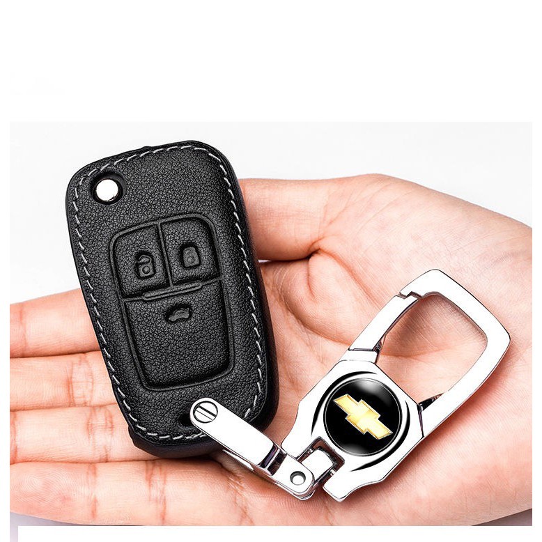Vỏ da bảo vệ chìa khóa điều khiển từ xa thiết kế cho xe hơi Chevrolet/Colorado Cruze Sonic Trailblazer