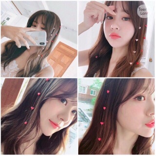 (New) Dây tim cài tóc Hàn Quốc