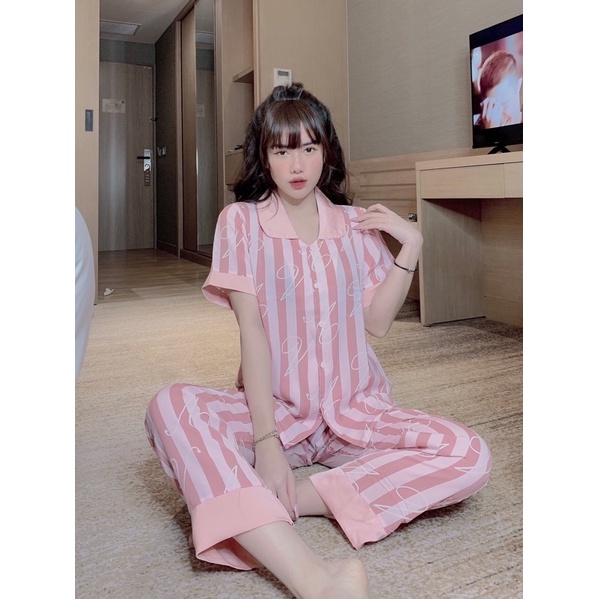 MẪU MỚI ☘Đồ Bộ Pijama - Tay Ngắn Họa Tiết Thiết Kế Sang Chảnh Chất Liệu mango