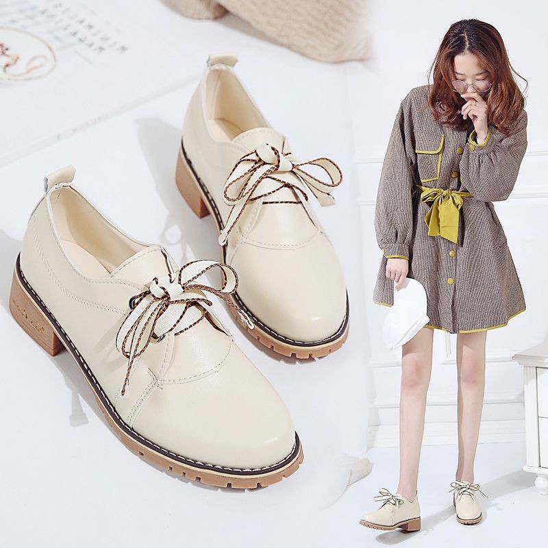 Giày Oxford Búp Bê Dây Nơ Retro Vintage Sang Chảnh | BigBuy360 - bigbuy360.vn