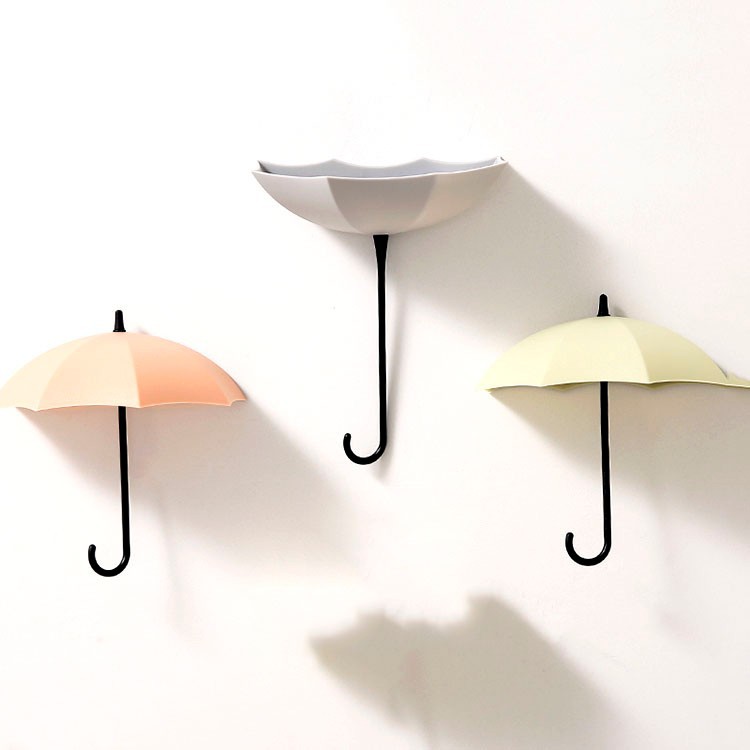 Bộ 3 móc treo dán tường hình cây dù