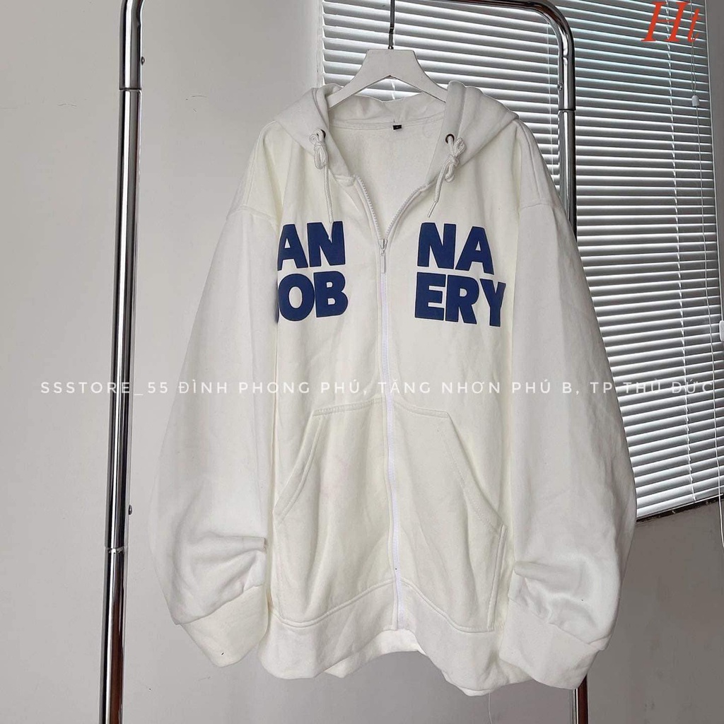 Áo Khoác Nỉ Naery ❤ Áo Hoodie Khóa Kéo Có Nón Dày Dặn Nam Nữ NVA163