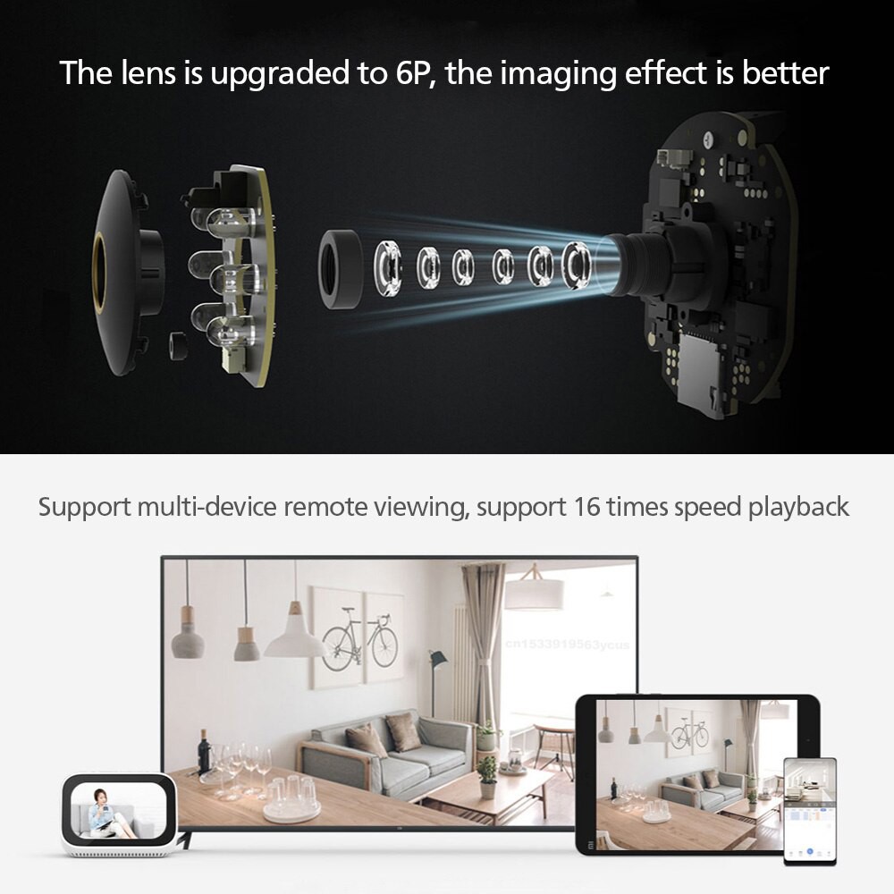 Camera IP giám sát Xiaomi Mijia xoay 360độ 2K CHÍNH HÃNG [Server QUỐC TẾ ỔN ĐỊNH]