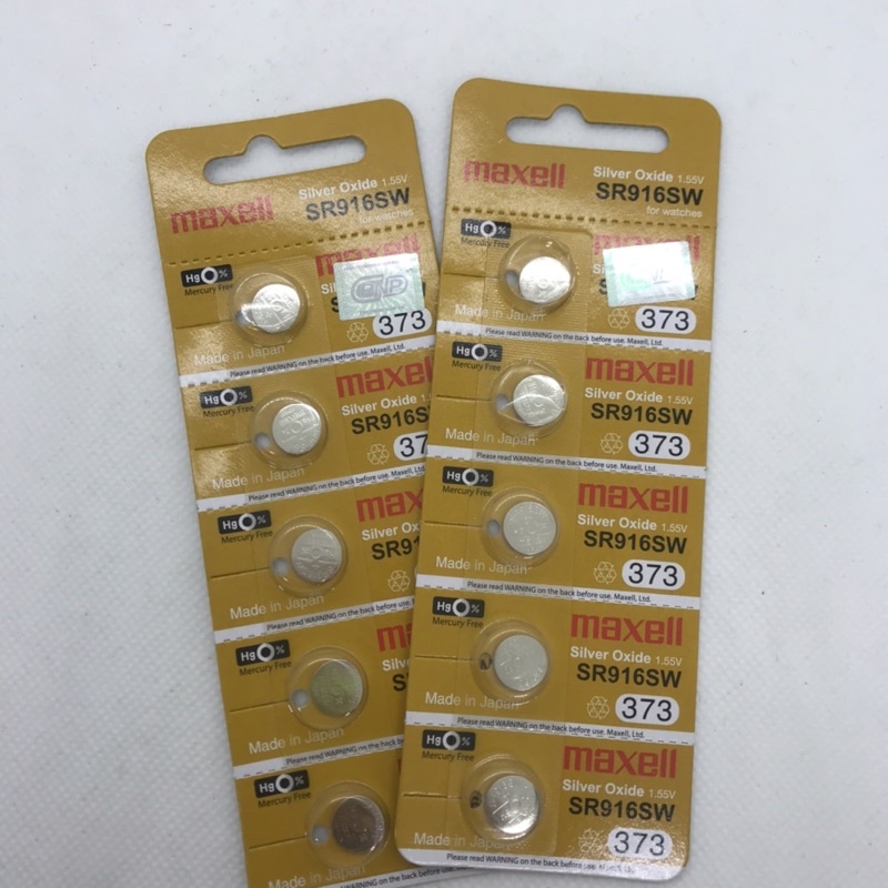 Pin chính hãng Maxell 373  SR916SW dành cho đồng hồ dùng pin 373/ SR916SW/ 373RW317/ 617/ SR68/ SR916, bulova-617