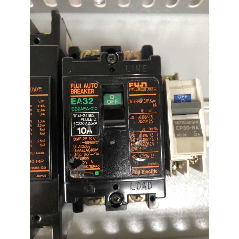 Aptomat chống giật Nhật bãi Fuji - CB chống giật 5A,10A,15A, 20A, 30A, 40A, 50A, 60A, 100A, 200A dòng rò 30mA