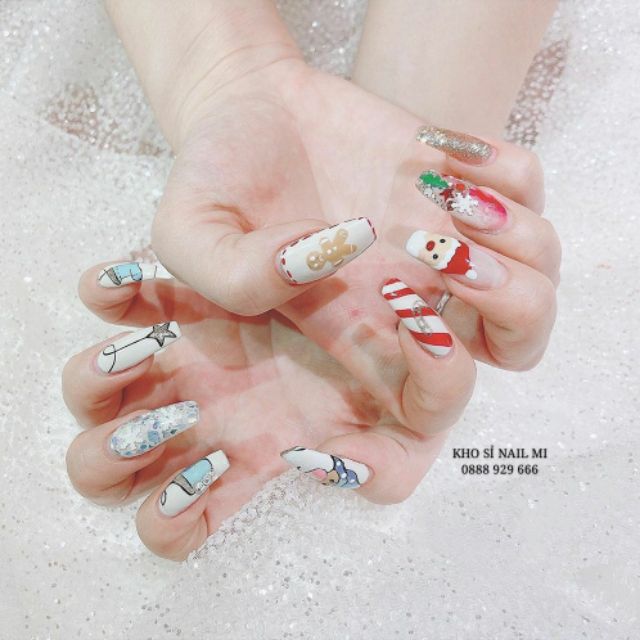 Nhũ hình bông tuyết lấp lánh rất sáng – nhũ nail trang trí móng tay nghệ thuật