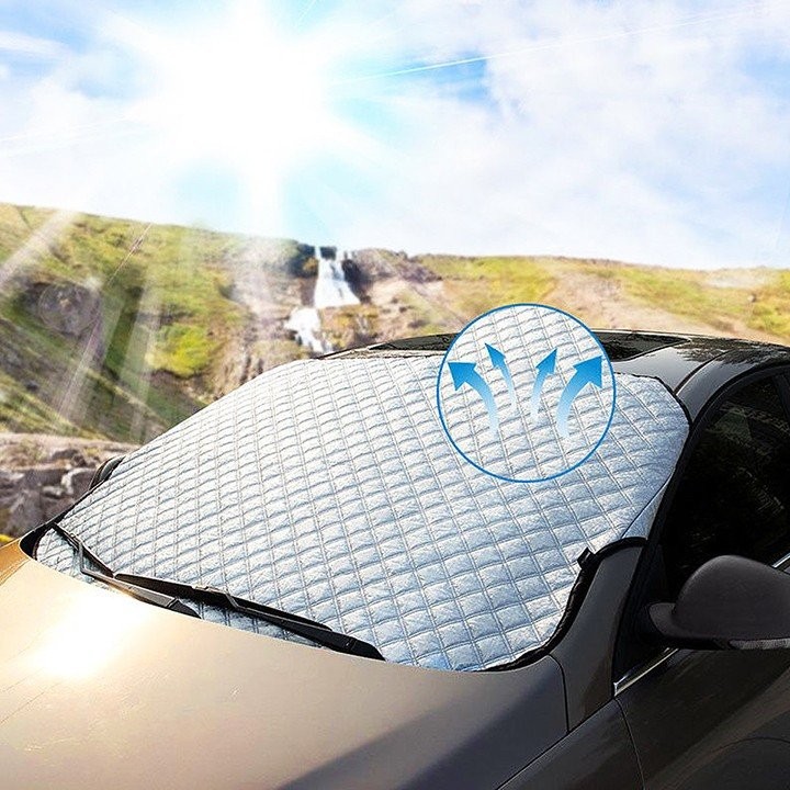 🔥HCM-Bạt che nắng kính lái ô tô hàng 3D dày đẹp có 3 lớp chống tia UV- có ảnh thật và video