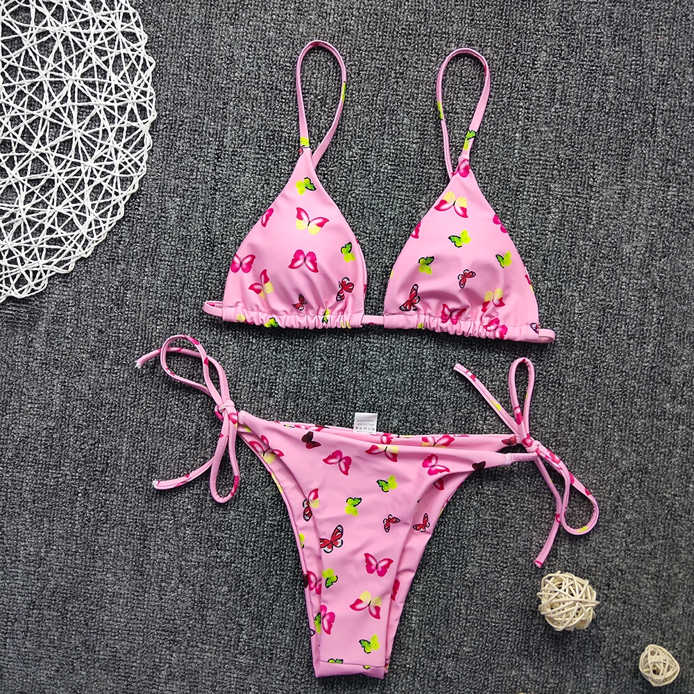 Bộ Bikini 2 Mảnh Họa Tiết Bướm Quyến Rũ Cho Nữ | BigBuy360 - bigbuy360.vn