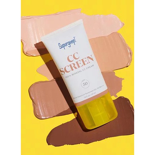 Supergoop - Kem chống nắng 100% khoáng chất lành tính Supergoop CC Screen 100% Mineral CC Cream SPF 50 47ml