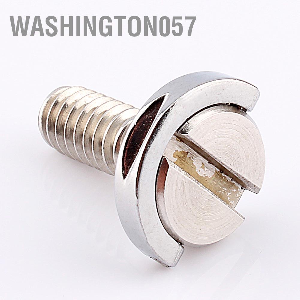 Washington057 1/4" D‑Ring Screw Stainless Steel For Camera Tripod Quick Release Plate Monopod