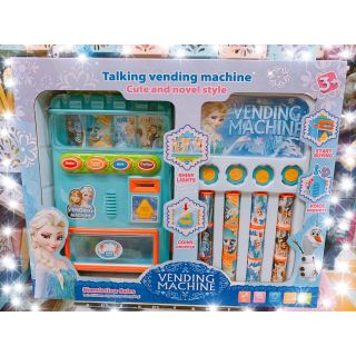 Bộ đồ chơi máy bán nước ngọt Hellokitty/ Frozen/Ngựa Pony/Heo Peppa/bé gái