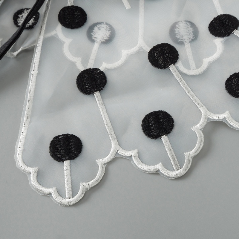 Vòng Cổ Choker Giả Thêu Họa Tiết Thời Trang Mùa Hè Cho Nữ