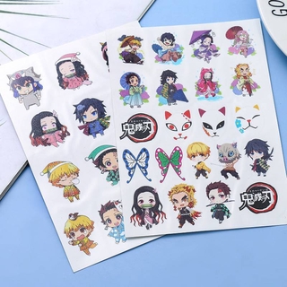 3 Tờ Hình Xăm Dán Tattoo Xăm Nước Tha Demon Slayer Kimetsu No Yaiba Kamado Tanjirou Nezuko Tattoo Set Face Temporary Tattoo Child Tattoo Sticker Body Tatoo for Kids Cute Anime Tattoo Children gift