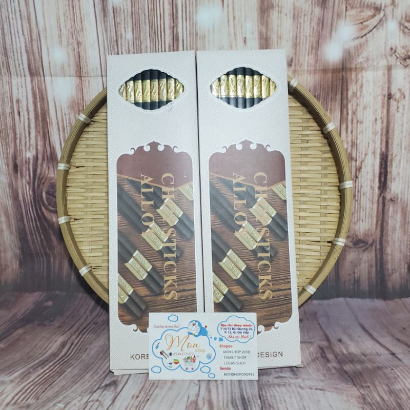 Đũa Đen Hoàng Gia Mạ Vàng, Mạ Bạc