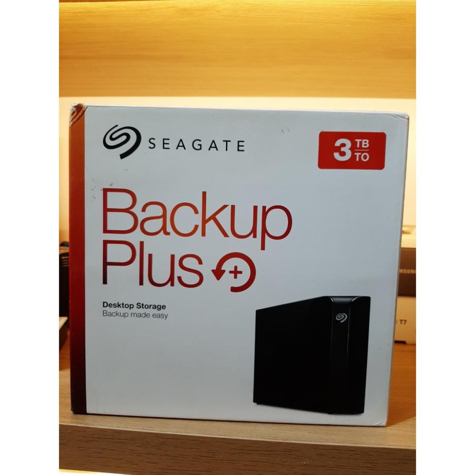 Ổ cứng để bàn HDD Seagate Backup Plus - 3TB - 3.5 Inch USB3.0 Đen