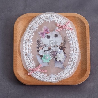 Sticker thêu họa tiết hình bông hoa/thiên nga/gấu mèo/kỳ lân/thỏ.... siêu xinh dùng pha phối váy, decor, pk hand made