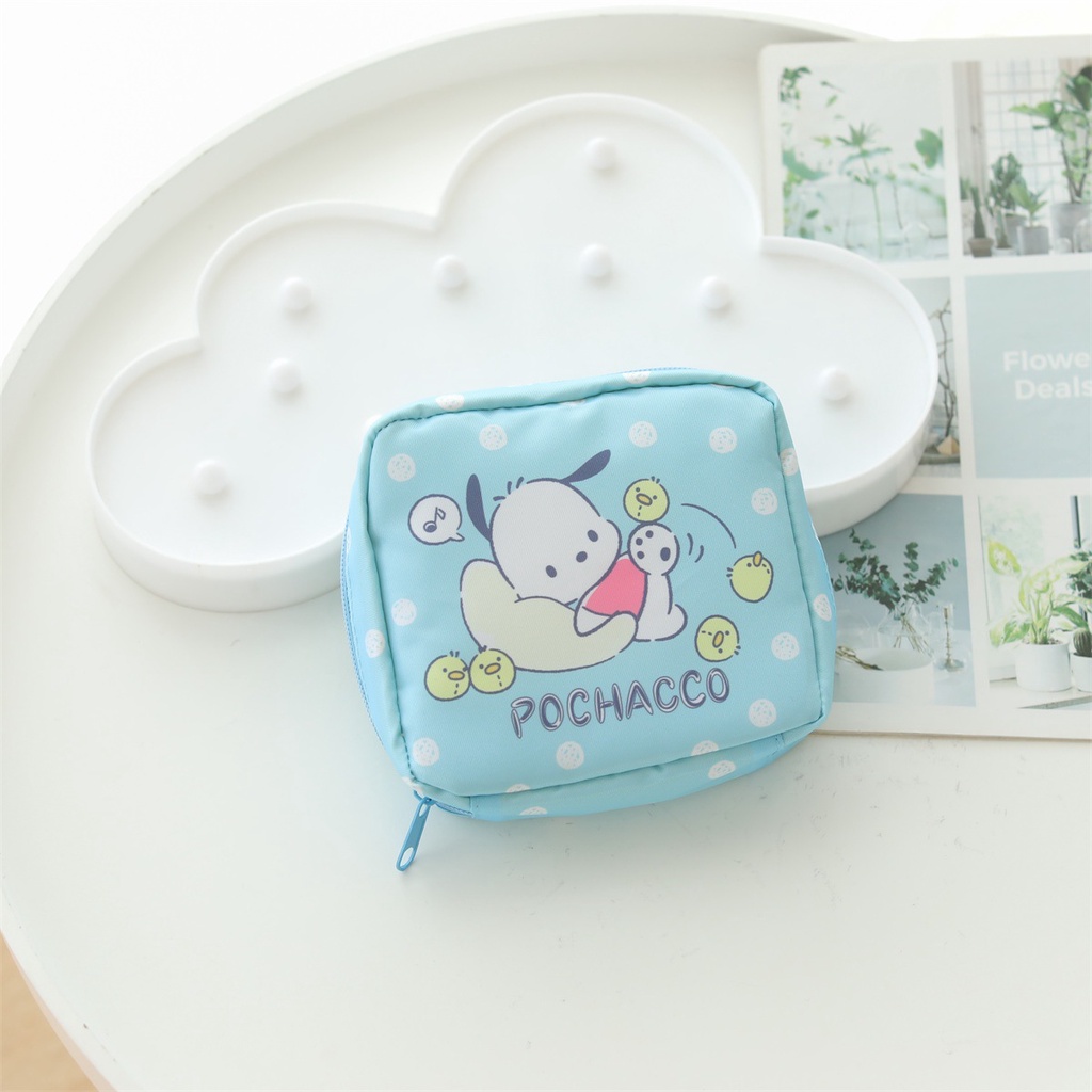 Túi Đựng Băng Vệ Sinh Họa Tiết Chú Chó Pacha Snoopy Cinnamon Dễ Thương Tiện Dụng Mang Theo Du Lịch